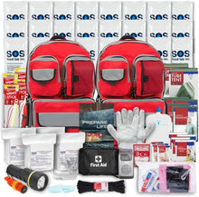 Load image into Gallery viewer, Discreet 4-Person Survival Kit Backpack - Essential Emergency Preparedness Gear