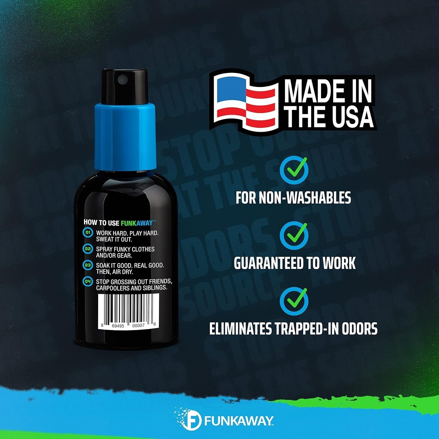 Extreme Odor Eliminator Spray, Fresh Scent, TSA Compliant Travel Mini, 12 Pack