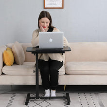 Load image into Gallery viewer, Rolling Hospital Bedside Table - Modern Tilting Laptop Cart with Locking Wheels