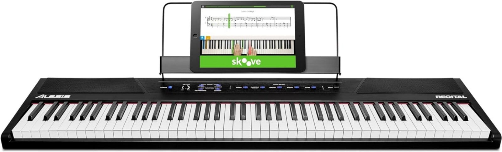 88-Key Digital Piano with Semi-Weighted Keys & 2x20W Speakers for All Skill L...