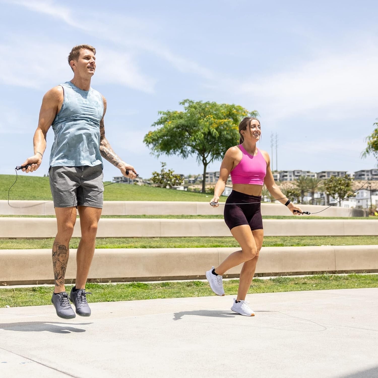 Premium Black Ops Jump Rope with Frictionless Rotation - Ideal for HIIT & Cardio