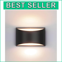 Load image into Gallery viewer, Energy-Efficient Black LED Wall Light with Replaceable G9 Bulb - Modern Elegance
