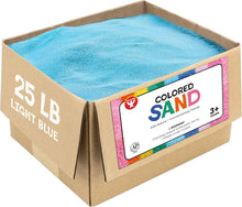 Load image into Gallery viewer, Artisan 3D Sand Art Supplies - 25 lbs of Safe Colorful Sand for Creative Play