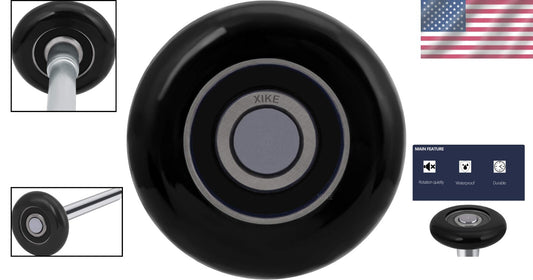 12 Pack 2" Nylon Garage Door Rollers with Precision Bearings for Quiet Operation