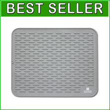 Load image into Gallery viewer, Durable 30 x 24 Silicone Dish Drying Mat - Heat-Resistant &amp; Machine Washable