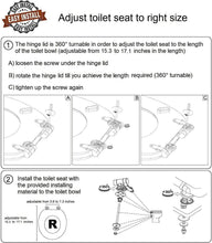 Load image into Gallery viewer, Round Decorative Toilet Seat with Soft Close Feature - Marble Brown Charm