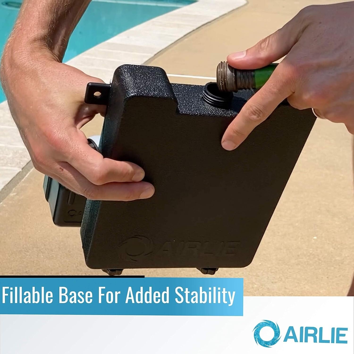 Automatic Pool Water Level Adjustment with Fillable Base and Lifetime Warranty