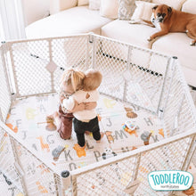 Load image into Gallery viewer, Portable 71"x71" ABC Padded Play Mat - Ideal for Tummy Time &amp; Growing Minds