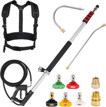 Load image into Gallery viewer, Multipurpose 20' Extension Wand for Pressure Washers - Gutter Cleaner Attached