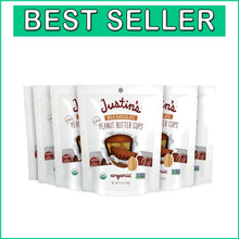 Load image into Gallery viewer, Individually Wrapped Organic Peanut Butter Cups, 6 Bags, Sustainable Snacking