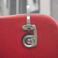 Load image into Gallery viewer, Foldable Porta Pro Headphones in Rhythm Beige with Volume Control &amp; Carry Case
