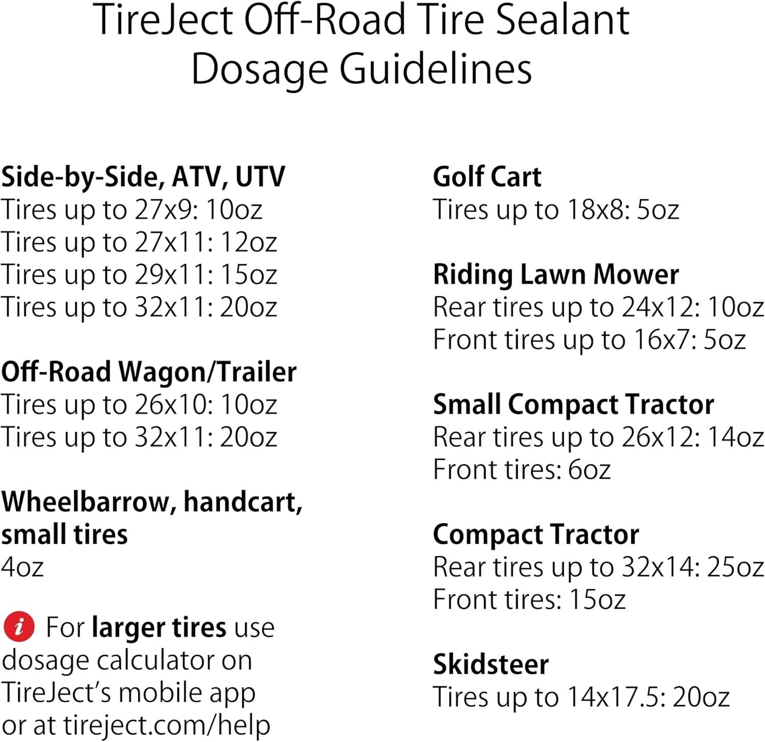 Super Strong Tire Sealant Kit: 40oz Flat Tire Repair for Off-Road Applications