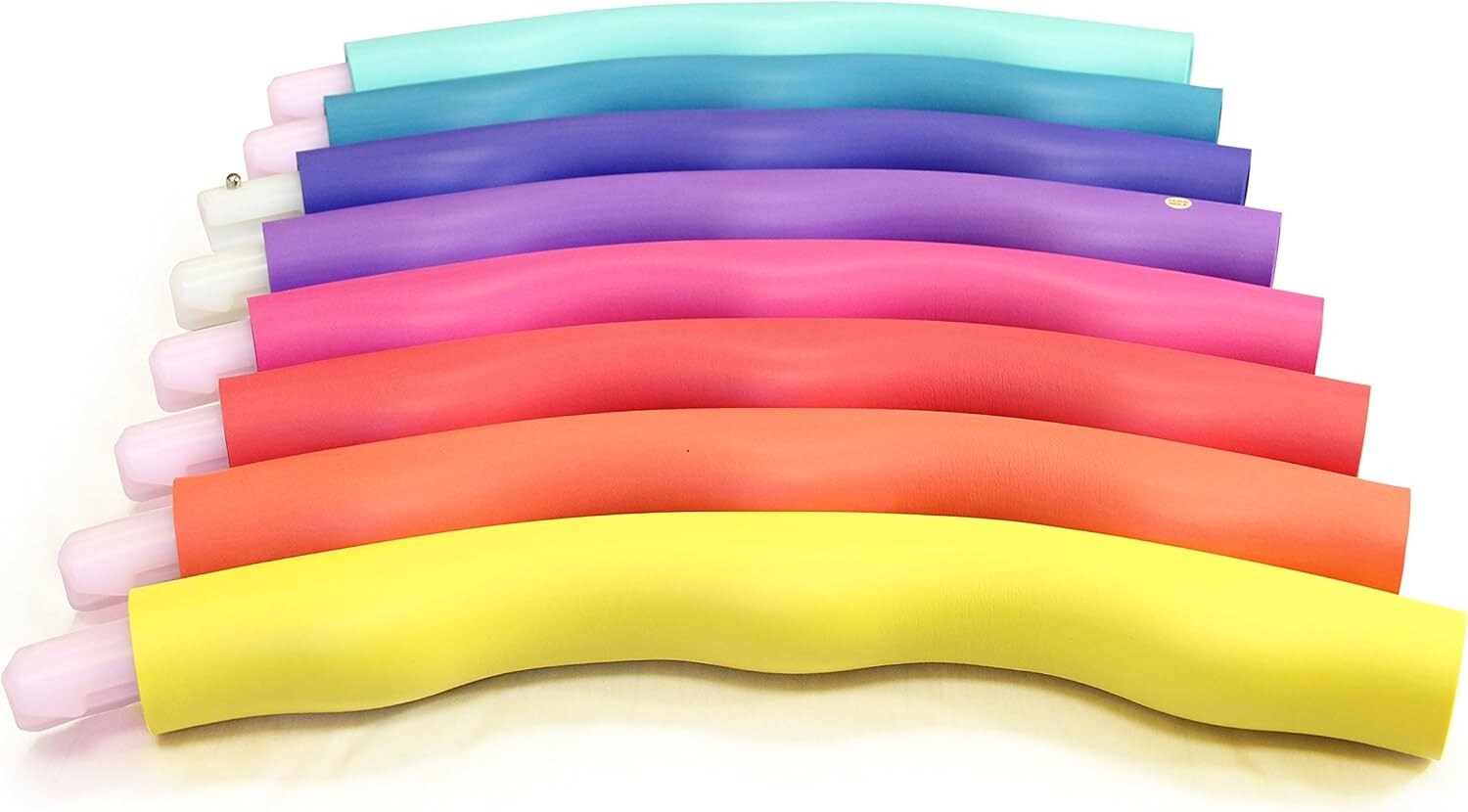 41-Inch Large Rainbow Hula Hoop - Boost Core Strength and Lose Weight Fast