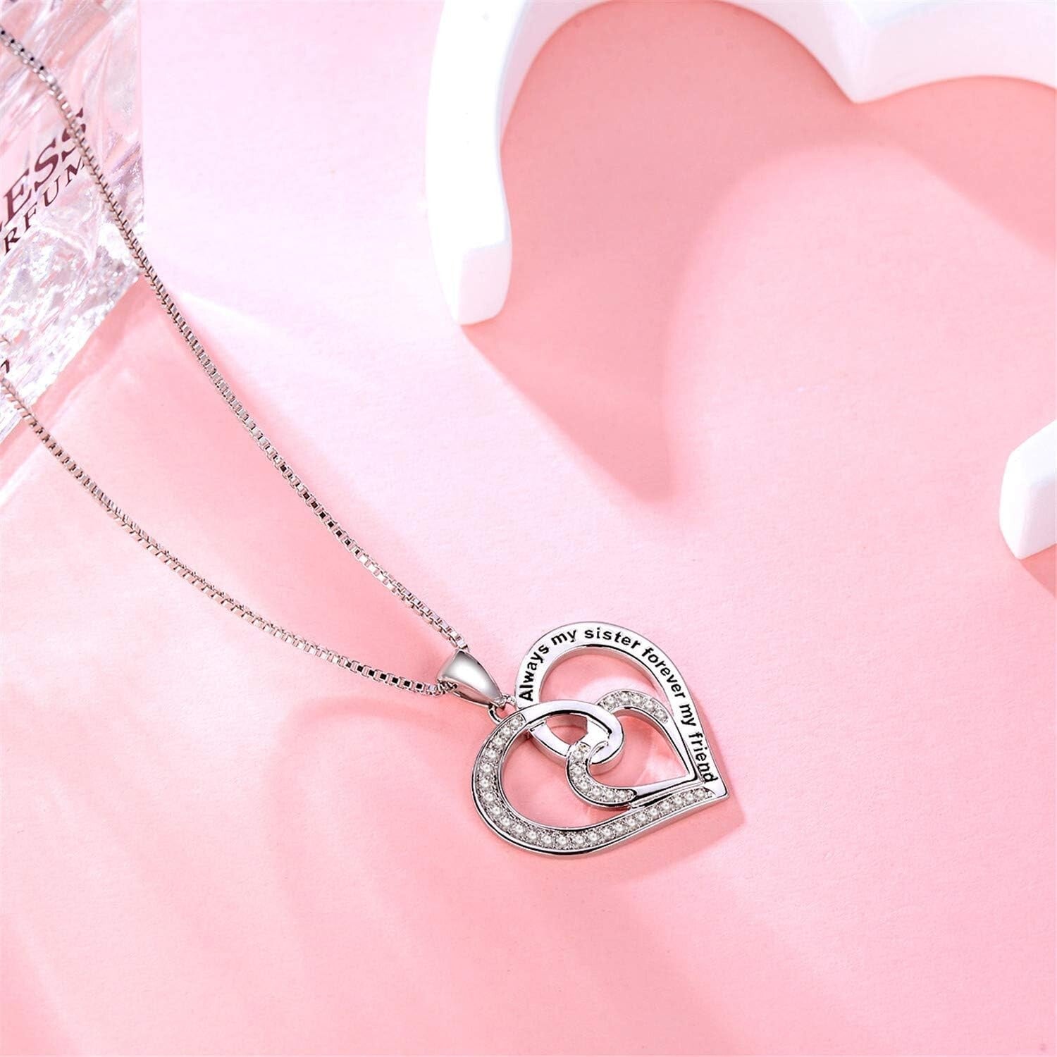 Timeless Sterling Silver Mother & Son Heart Pendant - Perfect for Any Occasion