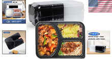 Load image into Gallery viewer, Professional-Grade 40 BPA-Free Meal Prep Containers – 38oz for Portion Control