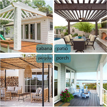 Load image into Gallery viewer, Waterproof Outdoor Curtains for Heavy Privacy &amp; Sunlight Blocking - 110W x 84L