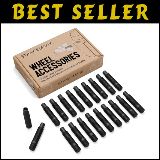 Durable 20-Piece Black Stud Conversion Set for BMW - Corrosion Resistant