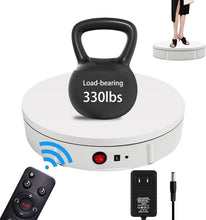 Load image into Gallery viewer, Compact 11.8 Inch Rotating Display Stand with Remote Control for All Occasions