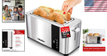 Load image into Gallery viewer, UltraToast 4-Slice Stainless Steel Toaster with Extra-Wide Slots &amp; LED Display