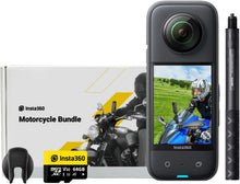 Load image into Gallery viewer, Ultimate X3 5.7K 360 Action Camera Bundle - Mounts &amp; Selfie Stick Included