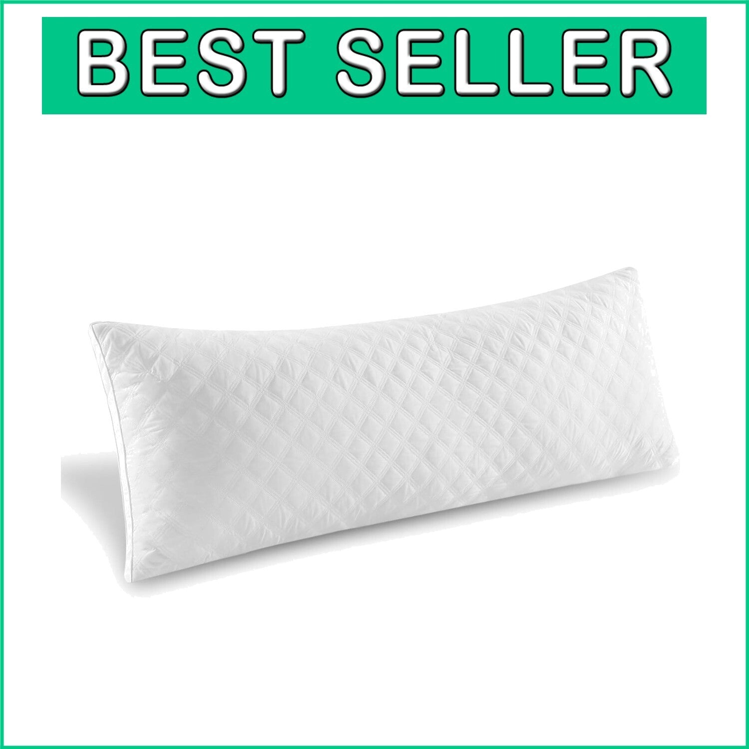 Adjustable Full Body Pillow - Luxurious Softness for a Restful Sleep - 21"x54"