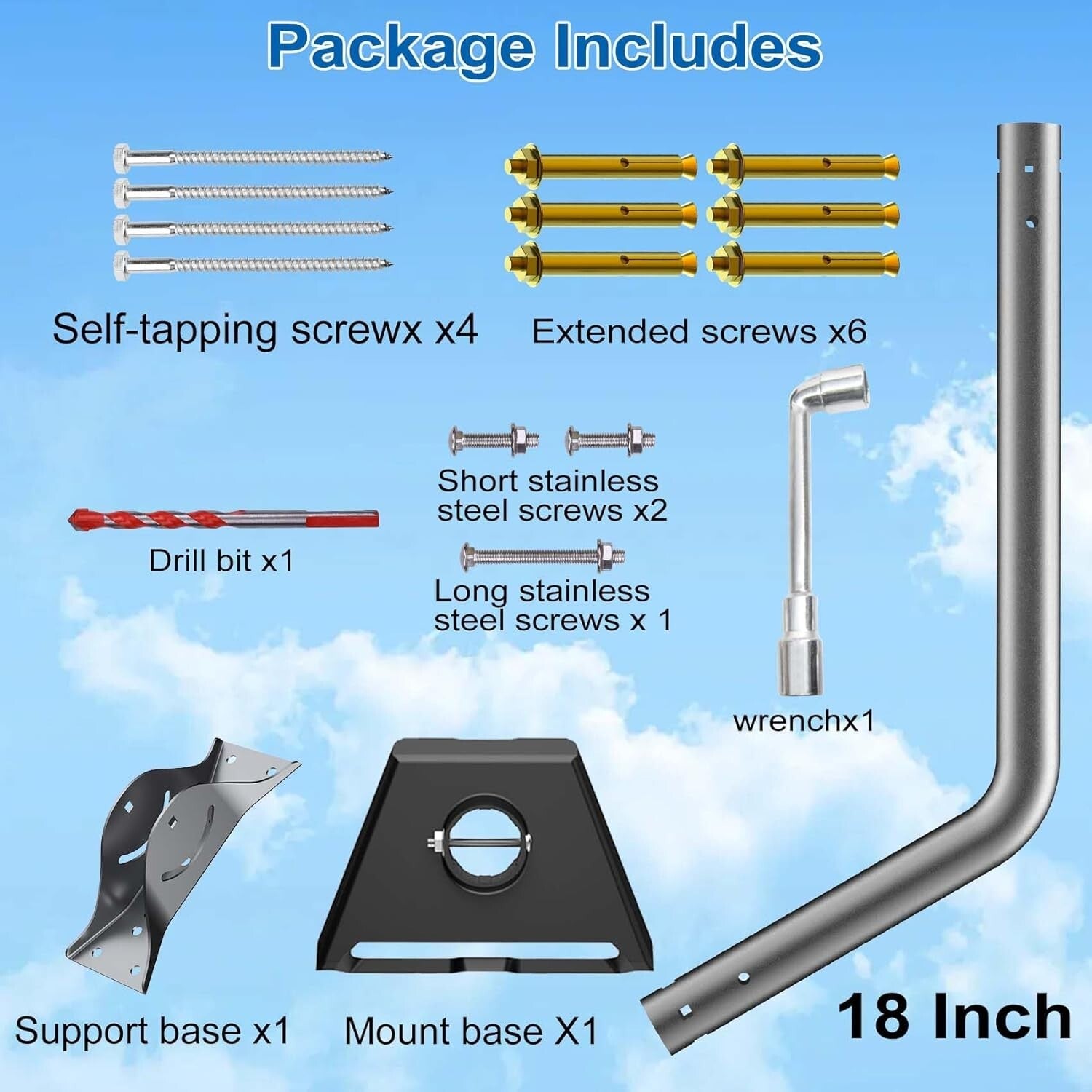 Aluminum Adjustable Mount for Starlink V3 - Easy Installation & Accessories