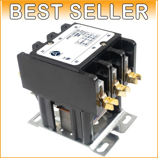 UL Certified Heavy-Duty 3 Pole Contactor 50 Amp for Reliable HVAC Applications