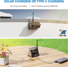 Load image into Gallery viewer, Magnetic Solar Wireless HD1080P Backup Camera - 7" Monitor, DIY Installation