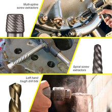 Load image into Gallery viewer, Durable 35-Piece Set - Easy Out Screw Extractors and Left Hand Drilling Solution