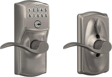 Load image into Gallery viewer, Innovative Keyless Entry Satin Nickel Lever Lock - Adjustable &amp; User-Friendly