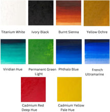 Load image into Gallery viewer, Winton Oil Paints - 10 x 1.25oz Bottles for Creative Expression, Great Coverage