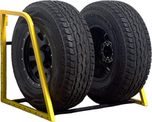 Load image into Gallery viewer, Robust Folding Tire Rack for Garage - Holds Up to 375 lbs &amp; Fits All Tire Sizes