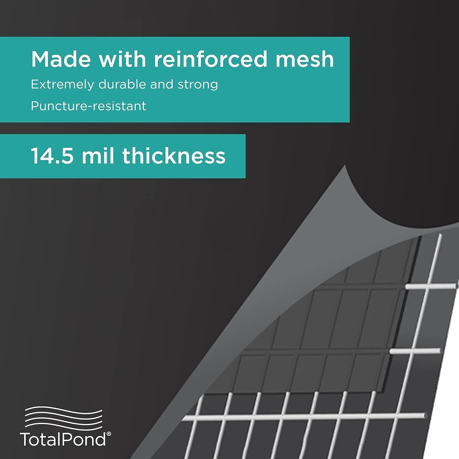 Premium 13x20 ft. PVC Pond Liner - Durable, UV-Resistant & Easy to Install