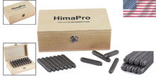 Load image into Gallery viewer, Professional Letter &amp; Number Stamp Punch Set – 36 Pieces for Multi-Surface Use