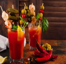 Load image into Gallery viewer, 32 Oz Bloody Mary Mix Bundle – Dill Pickle, Sriracha, Green Olive, Horseradish