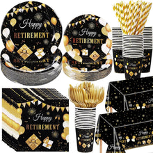 Load image into Gallery viewer, Durable 452 Pcs Elegant Retirement Party Tableware - Ideal for Any Celebration
