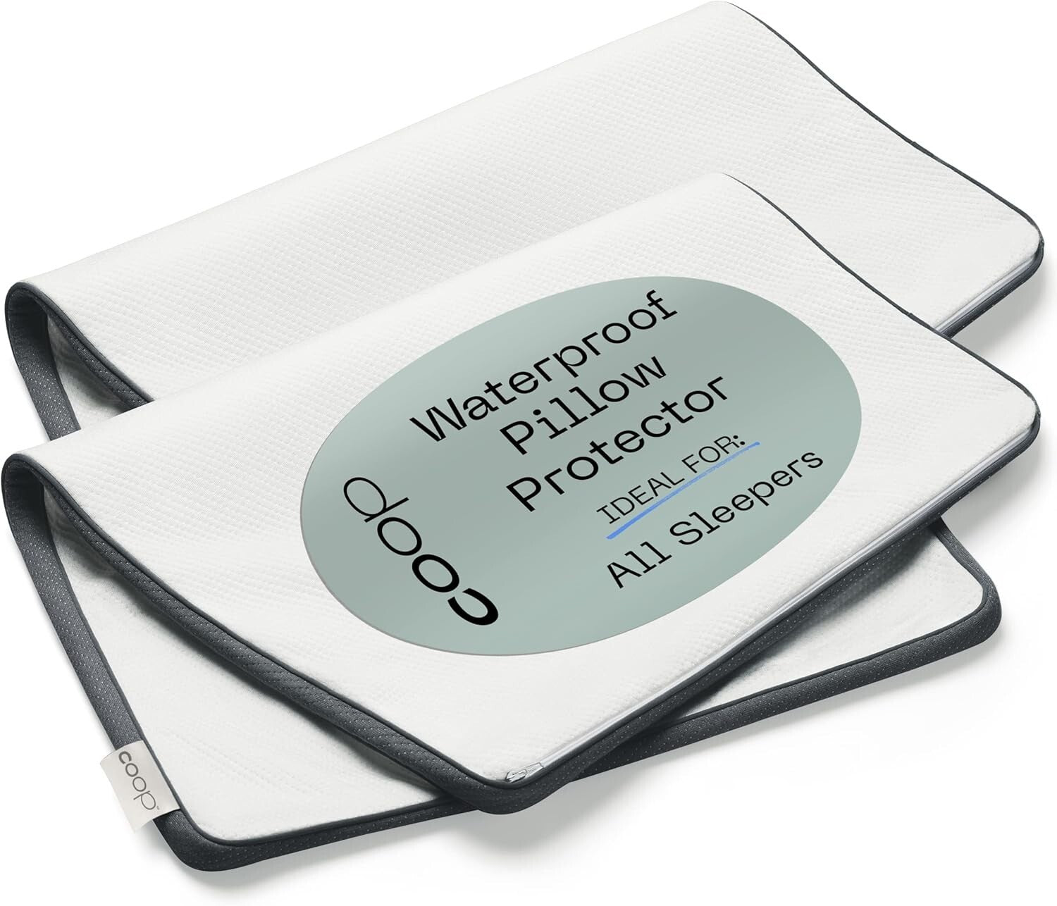 2-Pack King Size Waterproof Pillow Protectors - Ultimate Sleep Hygiene Solution