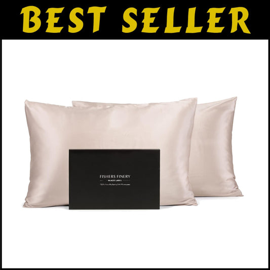 Good Housekeeping Approved 30mm Pure Silk Pillowcase Set in Taupe - King Size