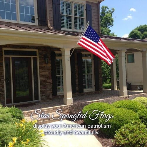 Premium 3x5 American Flag - Fade Resistant Nylon for Hearty Outdoor Display