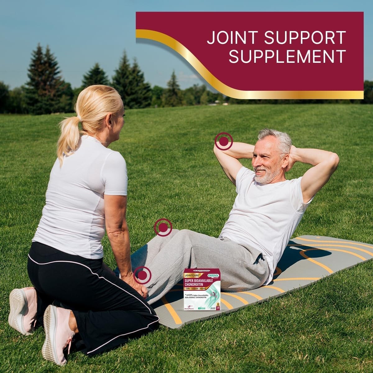 Advanced Chondroitin Glucosamine Capsules – 120 Vegan Joint Support Capsules