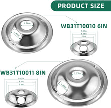 Load image into Gallery viewer, Premium Electric Stove Burner Drip Pan Set - Compatible Replacement Parts