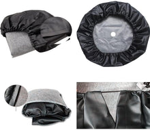 Load image into Gallery viewer, Leather Spare Tire Cover with Camera Hole - Fits 31-34 Inch Tires for Jeep JL