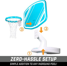 Load image into Gallery viewer, Extra Large Splash Hoop PRO - Professional Pool Basketball Set &amp; Color Options