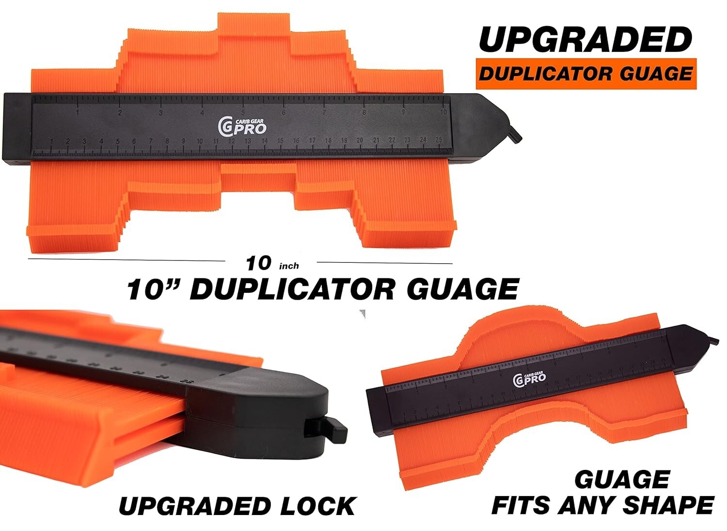 All-in-One Laminate Flooring Tool Set with 40 Spacers and Accurate Contour Gauge