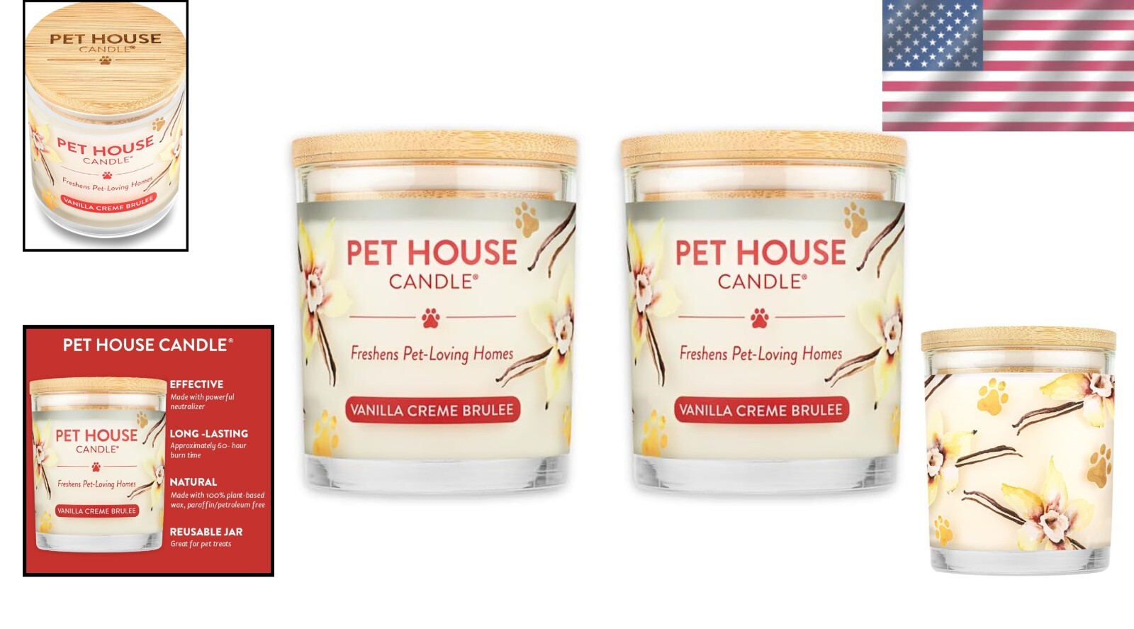 Charming Animal-Shaped Vanilla Candle - 60 Hours of Effective Odor Control