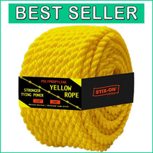 Load image into Gallery viewer, 1/2 Inch Twisted Nautical Rope - 3780 Lbs Strength, Oil Resistant &amp; Versatile
