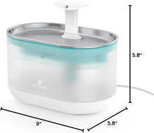 Load image into Gallery viewer, Automatic Cat Water Dispenser with 2.1L Size, Dual Flow Modes &amp; Quiet Operation