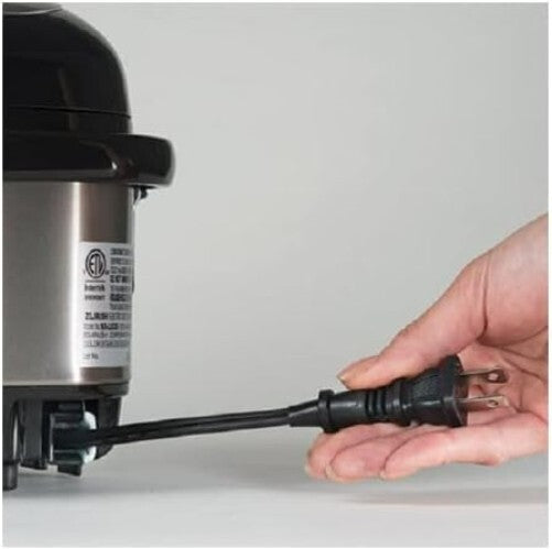 Multi-Setting Rice Cooker with Retractable Cord - Ideal for Hassle-Free Cooking