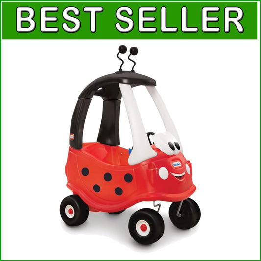 Durable Ladybug Cozy Coupe Ride-On Car for Kids, Perfect for Toddlers Age 18M-5Y