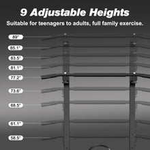 Load image into Gallery viewer, Sturdy Pull Up Bar &amp; Dip Station - 9 Height Settings for All Fitness Levels